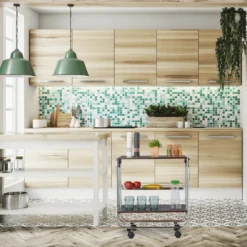Relaxdays Klappbarer Servierwagen -Qualitätsladen Für Geschirr 005ac8a4b3cf01cd7f2c79e2ade7104c