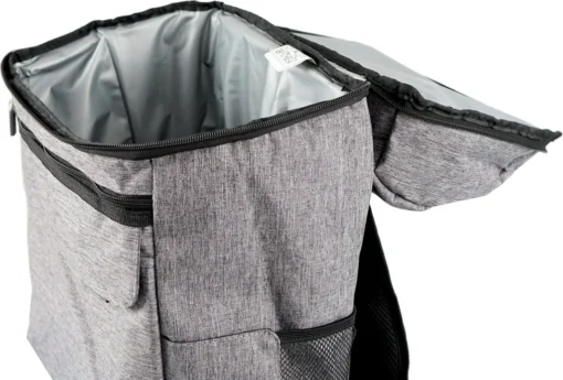 CampFeuer Kühlrucksack 20 Liter Grau, Leicht Und Wasserdicht – Bild 3