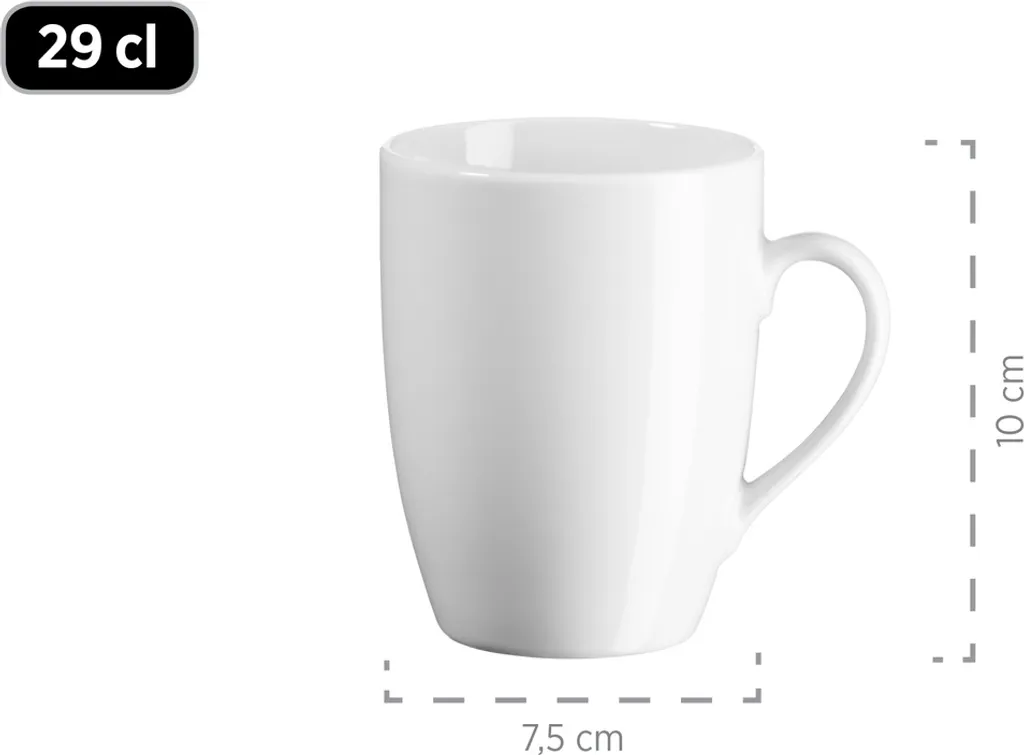 Mäser 931523 Barca Kombiservice Modern, Porzellan, Weiß, 30-teilig (1 Set) 3 Mäser 931523 Barca Kombiservice Modern, Porzellan, Weiß, 30-teilig (1 Set) – Bild 3