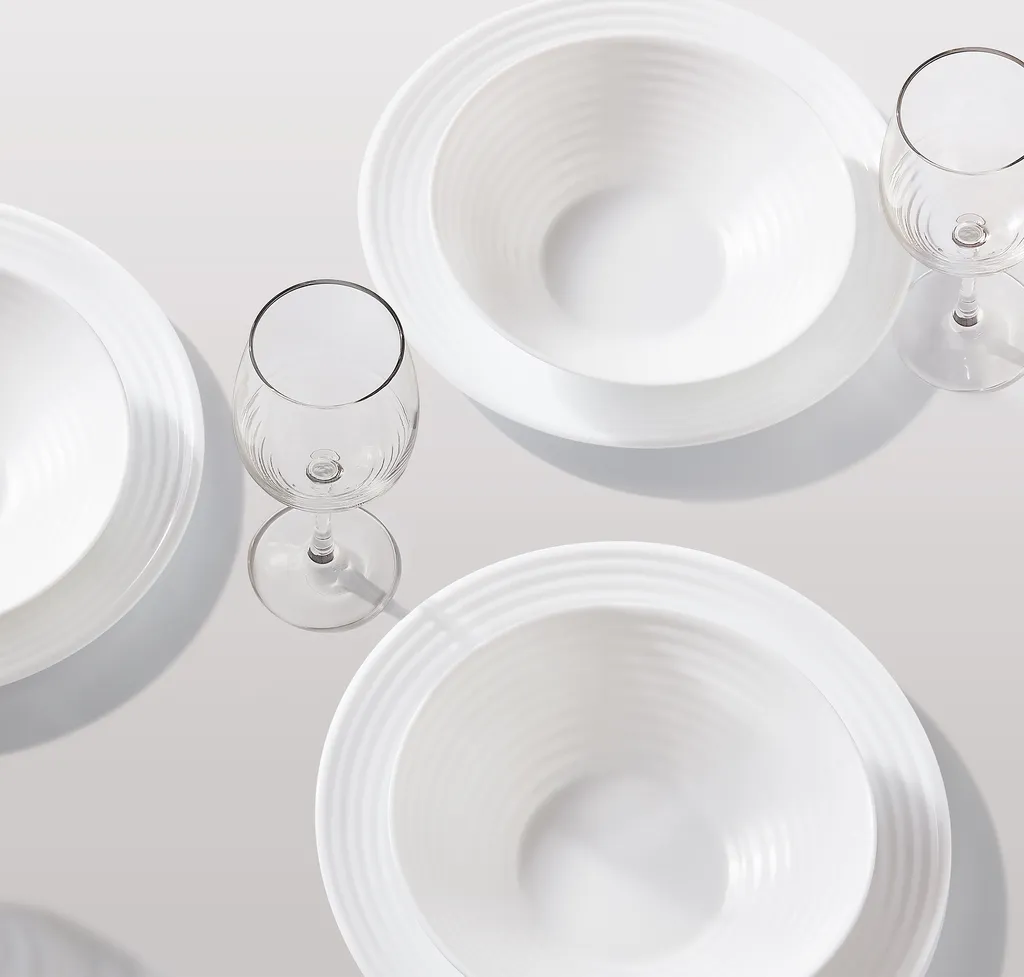 Tafelservice Geschirrset Luminarc Harena 41-tlg. Essservice Hartglas 12 Personen 4 Tafelservice Geschirrset Luminarc Harena 41-tlg. Essservice Hartglas 12 Personen – Bild 4