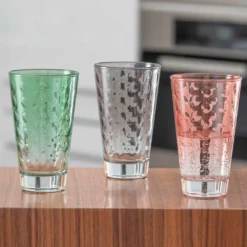 Leonardo Longdrinkglas 200 Ml Optic [6 Stück] Grau Rund Ø 8 X H 13 Cm -Qualitätsladen Für Geschirr 032f26136388c0e8f91d6b287ea57322