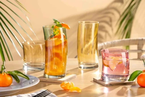 Leonardo Longdrinkbecher Swing Warm Sortiert – Bild 4