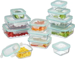 Relaxdays Frischhaltedose 12er Set -Qualitätsladen Für Geschirr 040c7a955ee6b4c4708c03847895d51e
