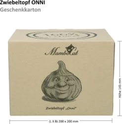 Mambocat Zwiebeltopf Onni Terrakotta Vorrats-Dose Mit Deckel Zur Aufbewahrung Von Ca. 900g Zwiebeln 17 Mambocat Zwiebeltopf Onni Terrakotta Vorrats-Dose Mit Deckel Zur Aufbewahrung Von Ca. 900g Zwiebeln -Qualitätsladen Für Geschirr 04137a4a193ffac914385323aae294fe