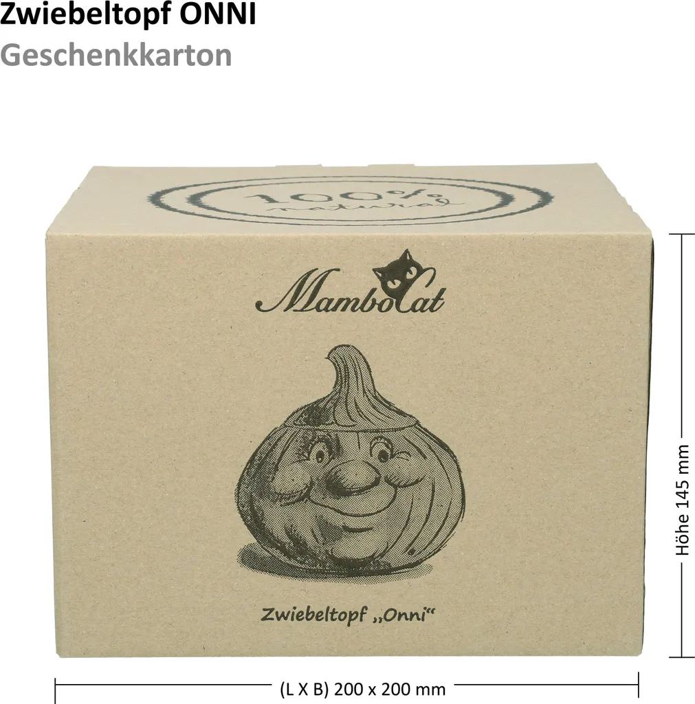 Mambocat Zwiebeltopf Onni Terrakotta Vorrats-Dose Mit Deckel Zur Aufbewahrung Von Ca. 900g Zwiebeln 9 Mambocat Zwiebeltopf Onni Terrakotta Vorrats-Dose Mit Deckel Zur Aufbewahrung Von Ca. 900g Zwiebeln – Bild 9