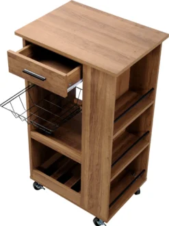 KESPER Küchenwagen, Walnussoptik, 50 X 37 X 85 Cm 2580913 8 KESPER Küchenwagen, Walnussoptik, 50 X 37 X 85 Cm 2580913 -Qualitätsladen Für Geschirr 04d0c9243e53c5cef3dd66b494422353