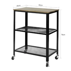 SoBuy SVW04-N Servierwagen Mit 3 Ablagen Beistellwagen Rollwagen Küchenwagen Küchenregal Industrie-Design BHT Ca.: 60x78x40cm 12 SoBuy SVW04-N Servierwagen Mit 3 Ablagen Beistellwagen Rollwagen Küchenwagen Küchenregal Industrie-Design BHT Ca.: 60x78x40cm -Qualitätsladen Für Geschirr 04d88dce9f44f56346c36563e47cda89