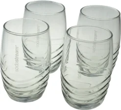Sodastream Trinkglas 4er-Pack, Passend Zu Sodastream-Glaskaraffen -Qualitätsladen Für Geschirr 04f460d0ed863c2824524404a8c3cdde