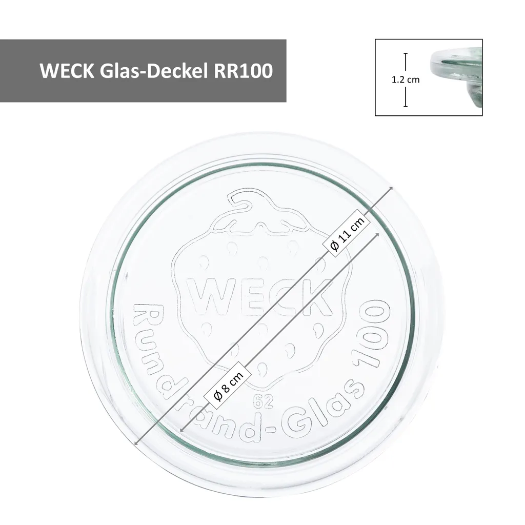 9er Set WECK 9x Gugelhupf Glas-Form 280 Ml + 9x Einmach-Zubehör + Rezeptheft 5 9er Set WECK 9x Gugelhupf Glas-Form 280 Ml + 9x Einmach-Zubehör + Rezeptheft – Bild 5