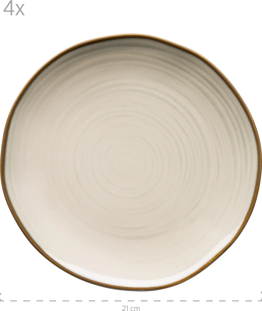 Mäser 931818 Frühstücksset Nottingham Für 4 Personen, Steinzeug, Beige (1 Set, 12-teilig) 9 Mäser 931818 Frühstücksset Nottingham Für 4 Personen, Steinzeug, Beige (1 Set, 12-teilig) – Bild 9