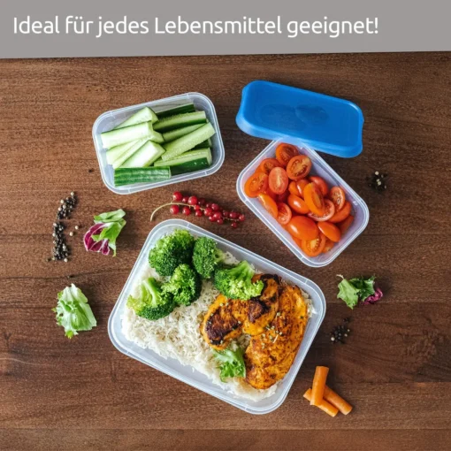 Wüllner & Kaiser Gefrierdosen 4er Set 750 Ml, Frischhaltedosen Mit Deckel, Ideal Zum Einfrieren, Vielfältig Verwendbar – Bild 5
