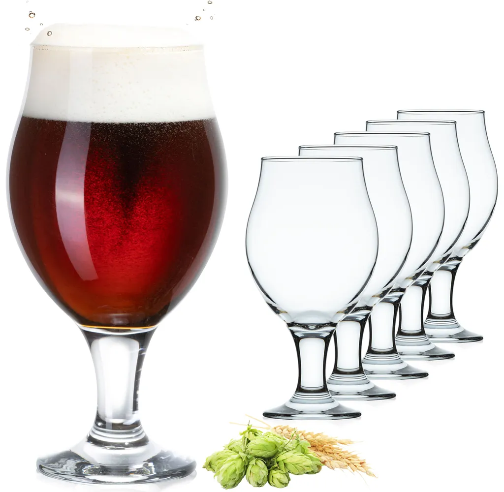 Biertulpen Biergläser Set 6 Teilig 500ml (max. 560ml) Pilsgläser Tulpe 2 Biertulpen Biergläser Set 6 Teilig 500ml (max. 560ml) Pilsgläser Tulpe – Bild 2