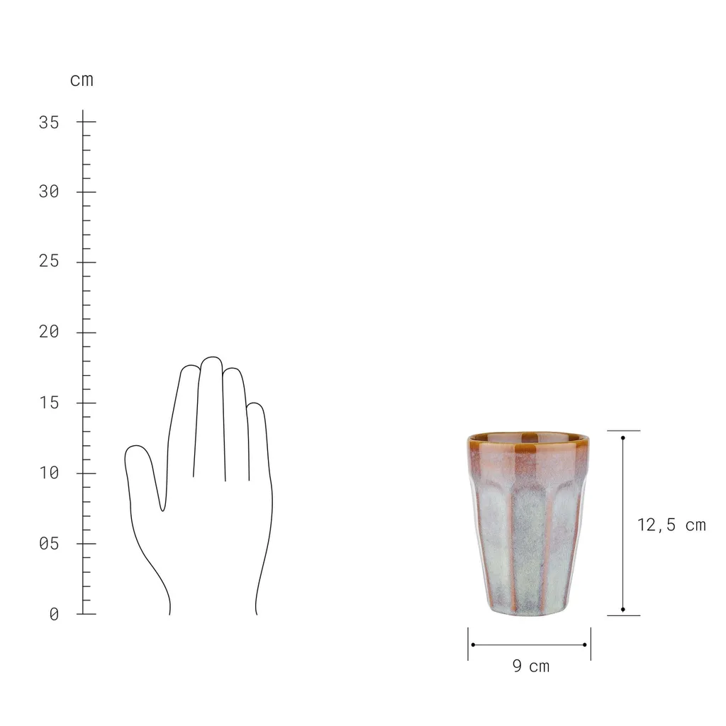 BUTLERS BERGAMO Latte Macchiato Tasse 330ml 3 BUTLERS BERGAMO Latte Macchiato Tasse 330ml – Bild 3