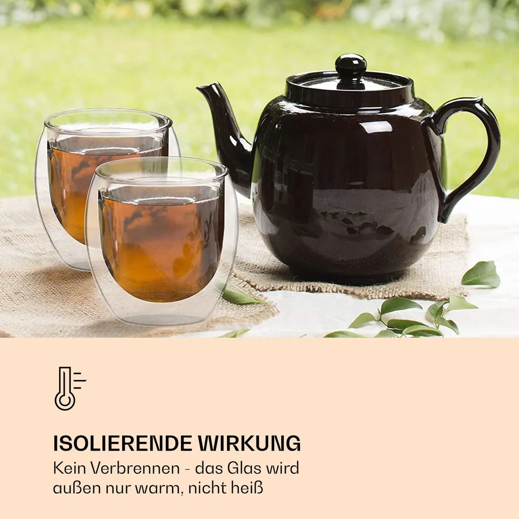 6x 410ml DUOS Doppelwandige JUMBO-Thermogläser Für Latte Macchiato, Cappuchino 2 6x 410ml DUOS Doppelwandige JUMBO-Thermogläser Für Latte Macchiato, Cappuchino – Bild 2