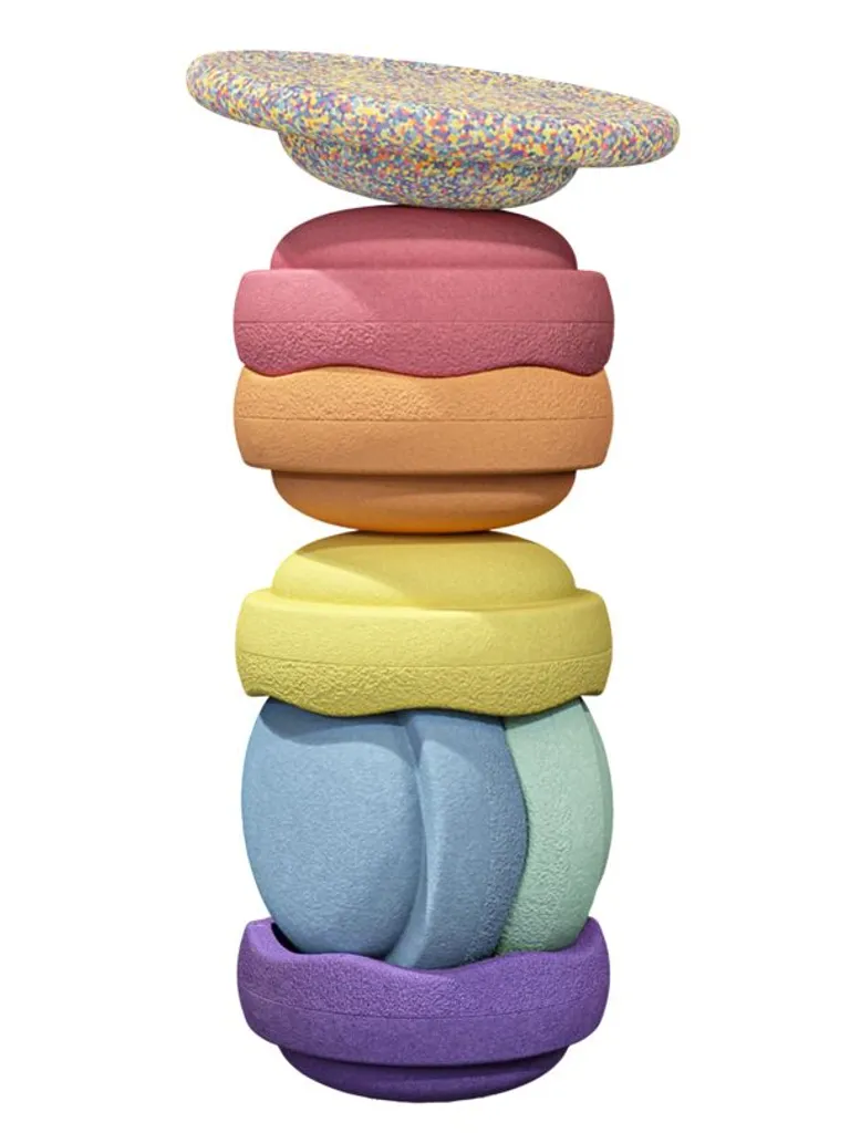 Stapelstein | REGENBOGEN | Pastell | Bündel 6+1 | 6 + BRETT KONFETTI PASTELL 3 Stapelstein | REGENBOGEN | Pastell | Bündel 6+1 | 6 + BRETT KONFETTI PASTELL – Bild 3