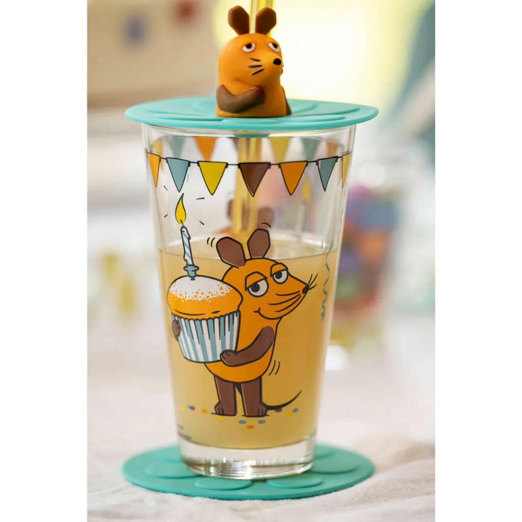 Leonardo Trinkset Bambini Maus Muffin, 3-tlg., Wasserglas, Untersetzer, Deckel, Trinkglas, Glas, 200 Ml, 021705 6 Leonardo Trinkset Bambini Maus Muffin, 3-tlg., Wasserglas, Untersetzer, Deckel, Trinkglas, Glas, 200 Ml, 021705 – Bild 6