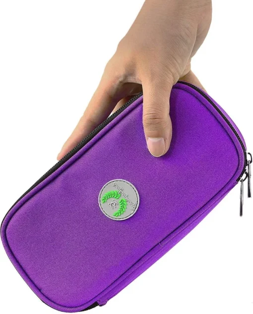 Insulin Kühltasche Reise Tasche - Medikamente Diabetiker Isoliert Tragbaren Kühler Tasche Für Insulin Pen Und Diabetes Kühltasche (Lila) – Bild 4