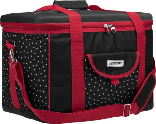 Riesige Kühltasche Picknicktasche XL Schwarz Weiß - Snövit - Schwarz