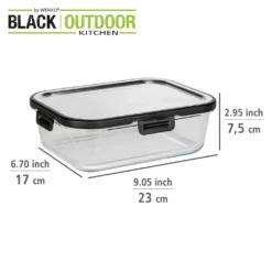 Wenko Glas Frischhaltedose Steel 1,5 L -Qualitätsladen Für Geschirr 0e35edc26f709c067b7695a333a31040