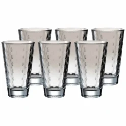 Leonardo Longdrinkglas 200 Ml Optic [6 Stück] Grau Rund Ø 8 X H 13 Cm -Qualitätsladen Für Geschirr 0eb1be736ae1c824506b5d590bb6552b