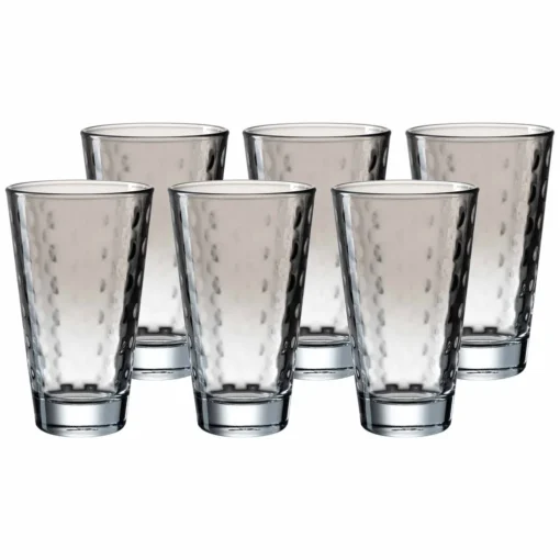 Leonardo Longdrinkglas 200 Ml Optic [6 Stück] Grau Rund Ø 8 X H 13 Cm – Bild 5