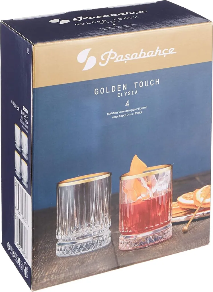Pasabahce ELYSIA 520004 4er Set Wassergläser Kurz 355 Ml Wassergläser Softdrink 2 Pasabahce ELYSIA 520004 4er Set Wassergläser Kurz 355 Ml Wassergläser Softdrink – Bild 2