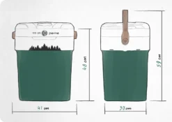 Tragbare Kühlbox Peme Ice-on Mini-Kühlschrank Für Auto Und Camping 32 Liter - In Pine Forest Grün -Qualitätsladen Für Geschirr 0f6a4aa9062c2200be7d83cee857d250