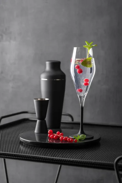 Villeroy & Boch Champagnerkelch Manufacture Rock Klar,schwarz, 4 Tlg. – Bild 9