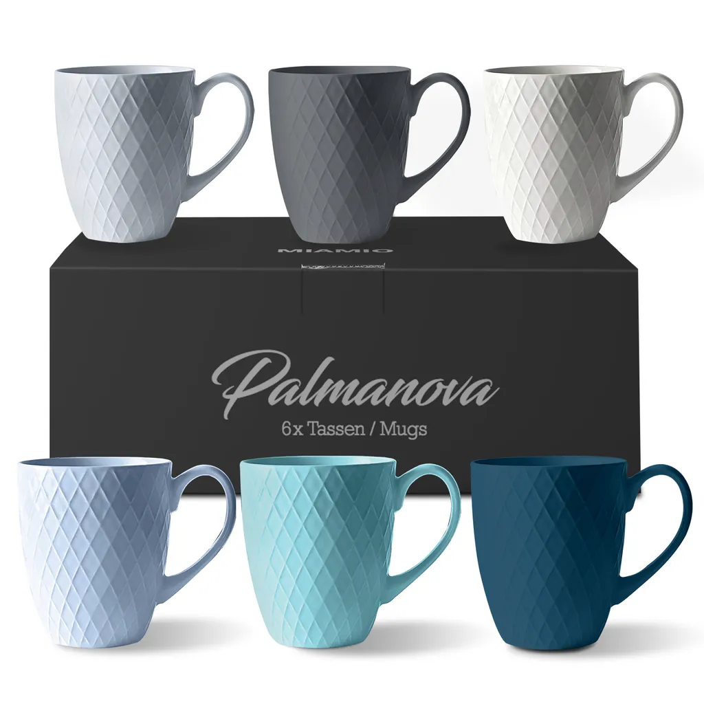 MIAMIO - 6 Er Set Kaffeetassen Palmanova Collection - Ocean 6 MIAMIO - 6 Er Set Kaffeetassen Palmanova Collection - Ocean – Bild 6