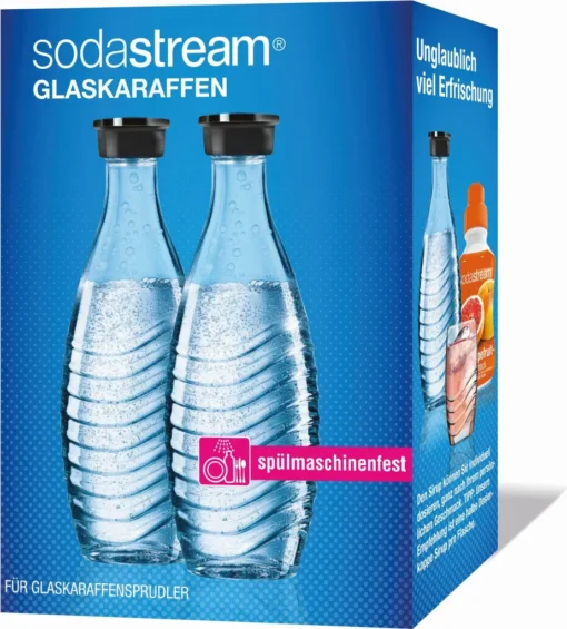 SodaStream Glaskaraffen 0,6 Liter Im 2er-Pack, 764997 – Bild 6