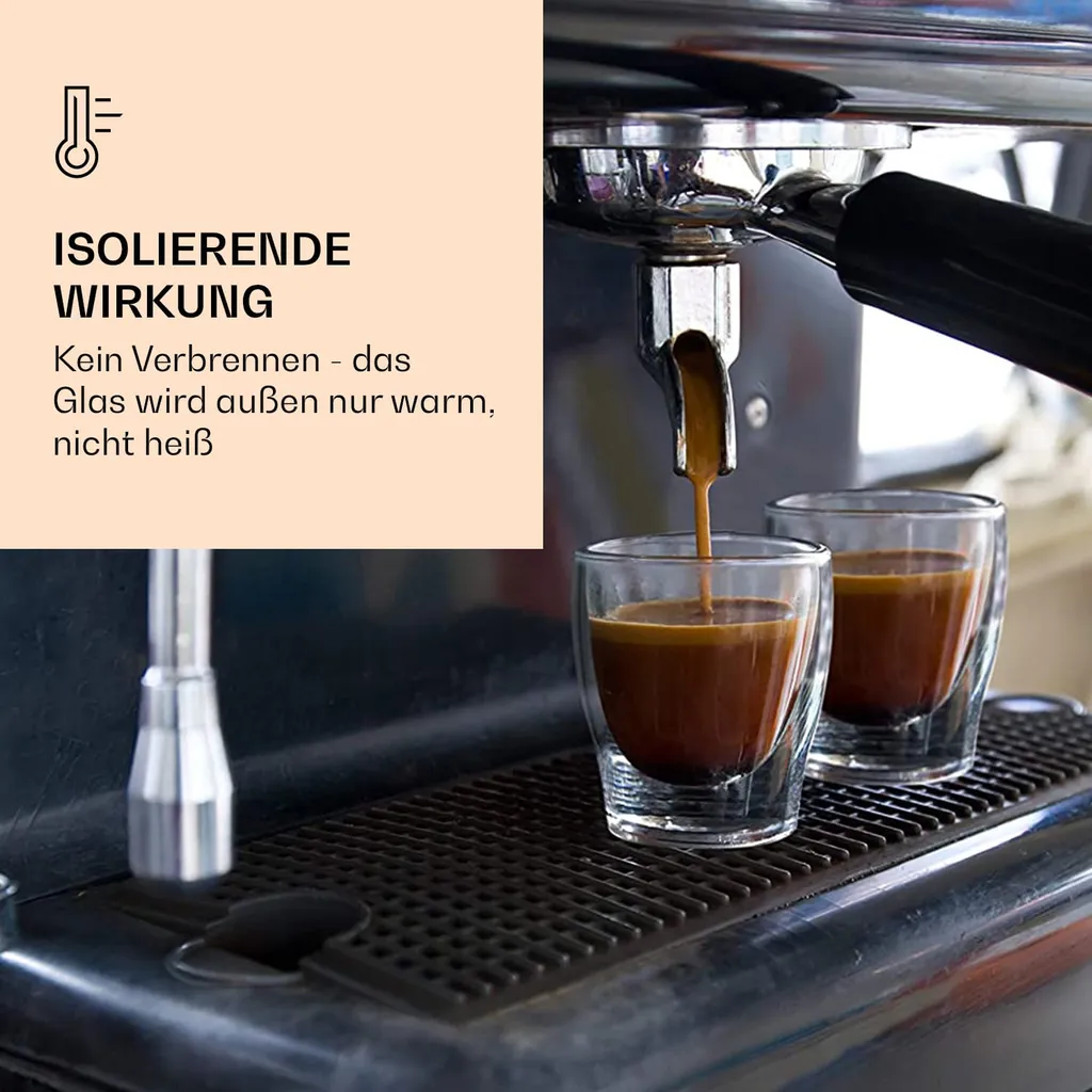 2x 200ml DUOS Doppelwandige Thermogläser Für Tee, Kaffee, Schümli, Vorspeisen 2 2x 200ml DUOS Doppelwandige Thermogläser Für Tee, Kaffee, Schümli, Vorspeisen – Bild 2