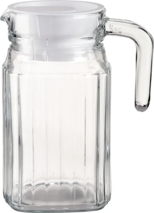 Esmeyer Arcoroc Glaskrug "Quadro" Mit Deckel 0,5 Liter – Bild 7