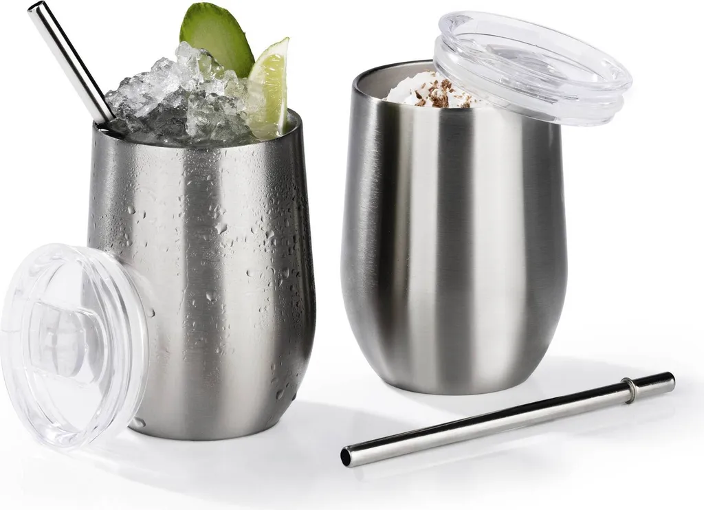 GOURMETmaxx Getränkebecher Inkl. Trinkhalm - 2er-Set 13 GOURMETmaxx Getränkebecher Inkl. Trinkhalm - 2er-Set – Bild 13