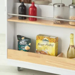 SoBuy FKW107-WN Design Küchenwagen Mit Arbeitsplatte Kücheninsel Küchenschrank Rollwagen Sideboard Auf Rollen Weiß-Natur BHT Ca.: 110x91x55cm 12 SoBuy FKW107-WN Design Küchenwagen Mit Arbeitsplatte Kücheninsel Küchenschrank Rollwagen Sideboard Auf Rollen Weiß-Natur BHT Ca.: 110x91x55cm -Qualitätsladen Für Geschirr 1463d2ca9589dbde8c9c733ba17bc9d9
