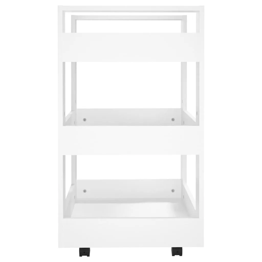VidaXL Küchenwagen Weiß 60x45x80 Cm Holzwerkstoff 6 VidaXL Küchenwagen Weiß 60x45x80 Cm Holzwerkstoff – Bild 6