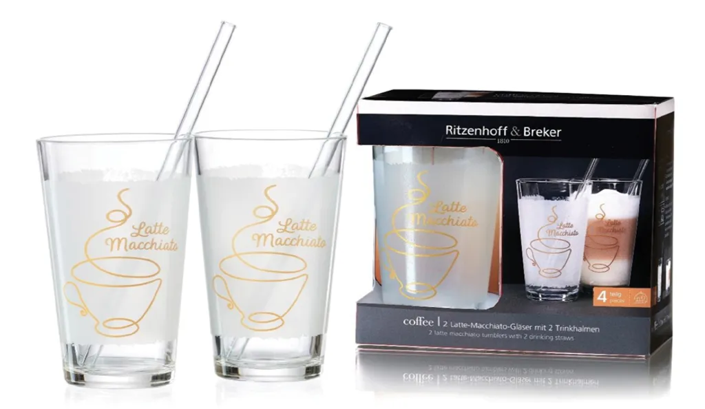 Ritzenhoff & Breker Latte-Macchiato-Set "COFFEE" 1 Ritzenhoff & Breker Latte-Macchiato-Set "COFFEE"