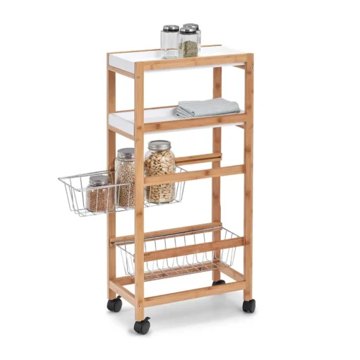 Zeller Nischen-Rollwagen, Bambus/MDF – Bild 2