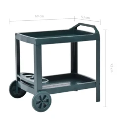 VidaXL Getränkewagen Grün 69×53×72 Cm Kunststoff 13 VidaXL Getränkewagen Grün 69×53×72 Cm Kunststoff -Qualitätsladen Für Geschirr 18d307f61745065f2f369323ba3f5602