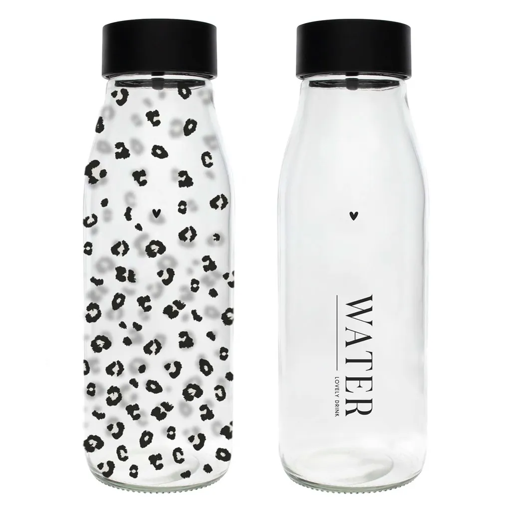2er Set Karaffe Mit Deckel LEO + WATER H. 26cm 1000ml Glas Bastion Collections 1 2er Set Karaffe Mit Deckel LEO + WATER H. 26cm 1000ml Glas Bastion Collections