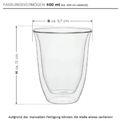 Thermoglas „DG-V“ 6er-Set 400 Ml 8 Thermoglas „DG-V“ 6er-Set 400 Ml -Qualitätsladen Für Geschirr 198439677a85fb32b1639d1301a15071