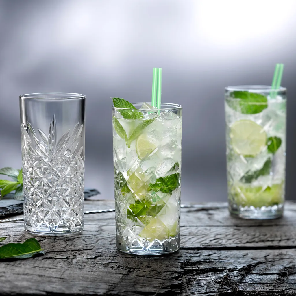 Pasabahce Timeless 520205 Longdrink Glas Wassergläser Kristall Design 4´er Set Transparent 365 Ml 13 Pasabahce Timeless 520205 Longdrink Glas Wassergläser Kristall Design 4´er Set Transparent 365 Ml – Bild 13