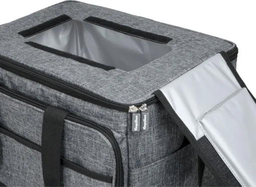 CampFeuer Kühltasche 30 Liter, Grau-meliert, Leicht Und Wasserdicht – Bild 2