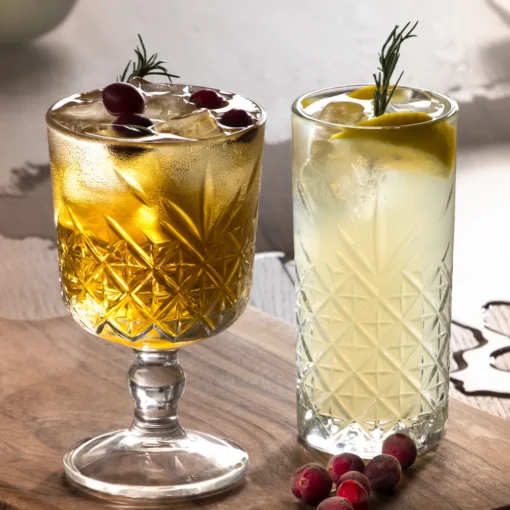 Pasabahce Timeless 520205 Longdrink Glas Wassergläser Kristall Design 4´er Set Transparent 365 Ml – Bild 16