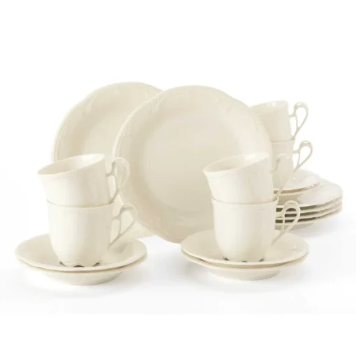 Seltmann Weiden Rubin Cream Kaffeeservice 18tlg. – Bild 2