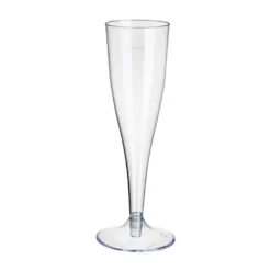 500 Tradingbay24 Stiel-Gläser Für Sekt, PS 0,1 L Ø 5 Cm, 17,5 Cm Glasklar TbU95422 Sektgläser Einweggläser
