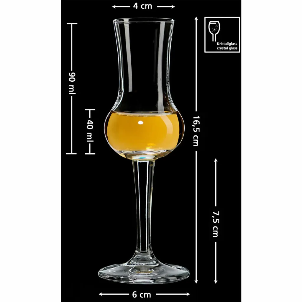 Ritzenhoff & Breker Grappaglas Mambo 4er Set, Schnapsgläser, Kristallglas, Klar, 90 Ml, 814248 6 Ritzenhoff & Breker Grappaglas Mambo 4er Set, Schnapsgläser, Kristallglas, Klar, 90 Ml, 814248 – Bild 6
