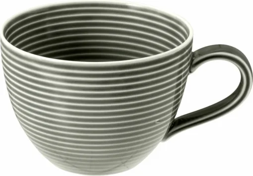 Seltmann Weiden Kaffeeservice Beat Grau Einfarbig/Relief Modern – Bild 6