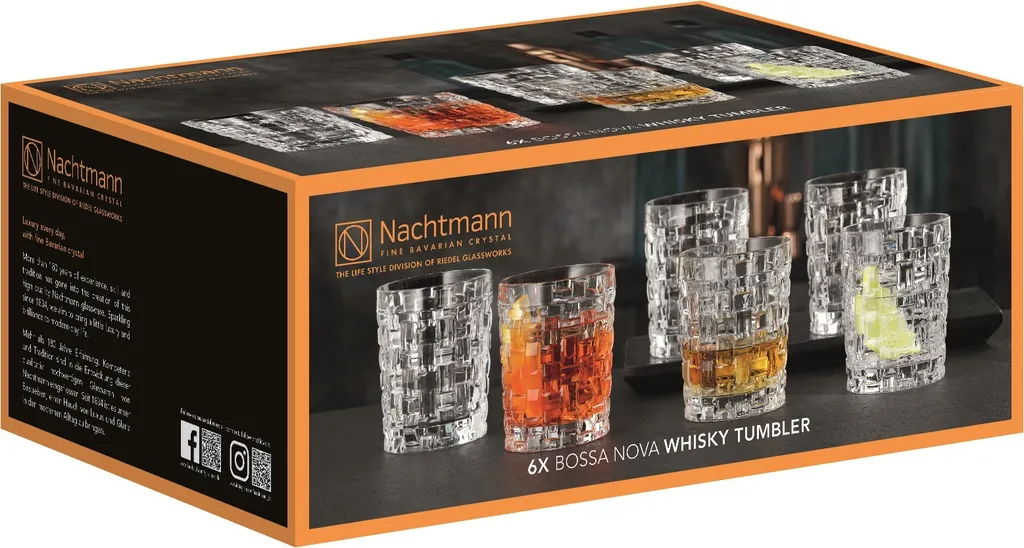 Nachtmann Whiskybecher Bossa Nova 330ml, Klar (4er Pack) 20 Nachtmann Whiskybecher Bossa Nova 330ml, Klar (4er Pack) – Bild 20