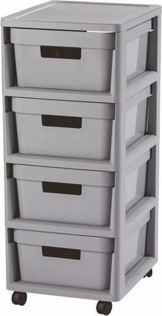 CURVER Infinity - Trolley Mit 4 X 10l Vier Schubladen Auf Rädern, Trolley 6 CURVER Infinity - Trolley Mit 4 X 10l Vier Schubladen Auf Rädern, Trolley – Bild 6