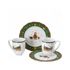 HUTSCHENREUTHER Kaffee-Set 4tlg. Wintertime Grün 1 Stck. 701515 (EKB) 5 HUTSCHENREUTHER Kaffee-Set 4tlg. Wintertime Grün 1 Stck. 701515 (EKB) -Qualitätsladen Für Geschirr 24570cc2069843ec955bb4d511c3a641